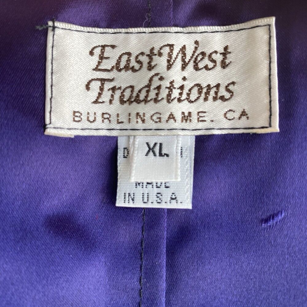 Vintage Greenwich Town Tapestry Vest Womens Extra Large Equestrian Horses NEW - Picture 5 of 6